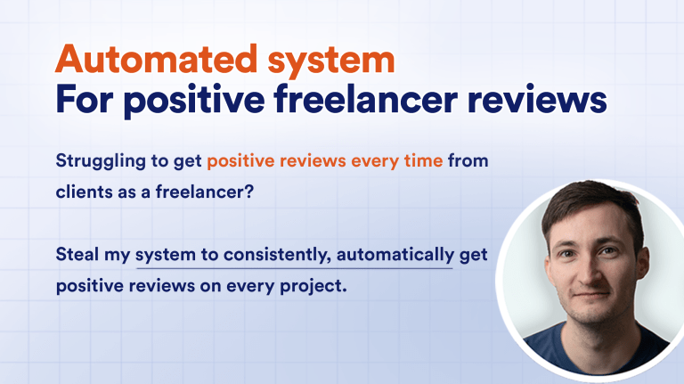 Automated system for positive freelancer reviews
