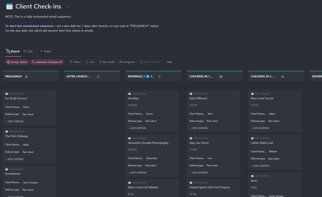 the goldmine of free leads clickup