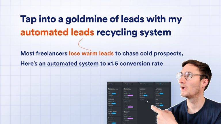 automated Lead nurture system for freelancers