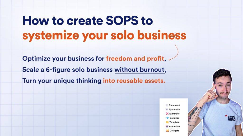#24 How to systemize a solo business | Lifestyle business